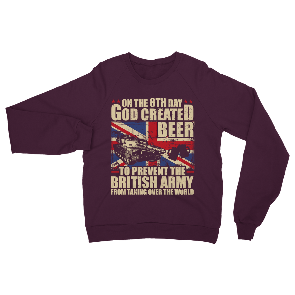 British Army Loves Beer Classic Adult Sweatshirt