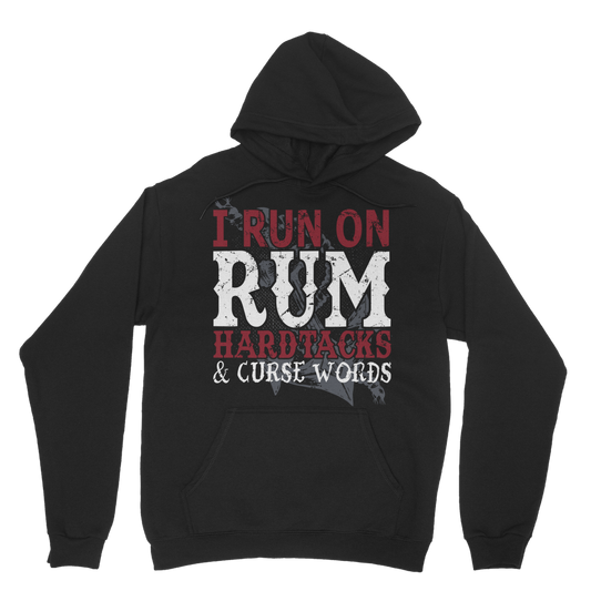 I Run On Rum, Hardtacks & Cursewords Classic Adult Hoodie