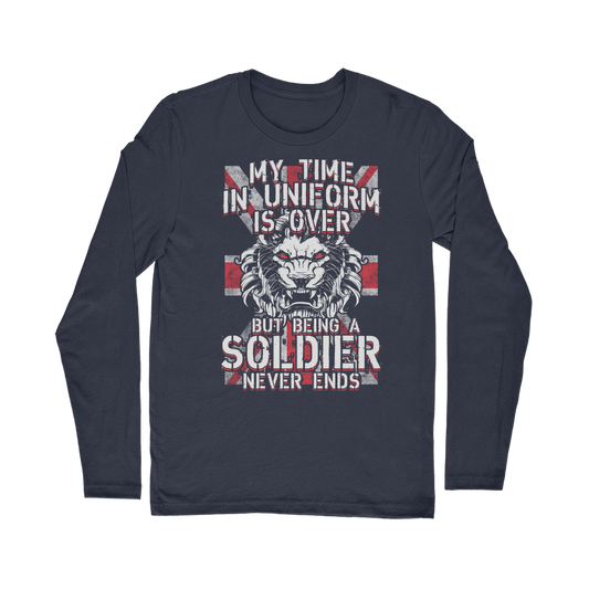 Being A Soldier Never Ends Classic Long Sleeve T-Shirt