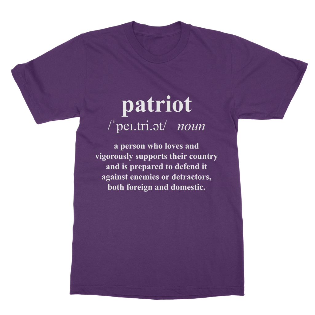 Patriot Dictionary Classic Adult T-Shirt