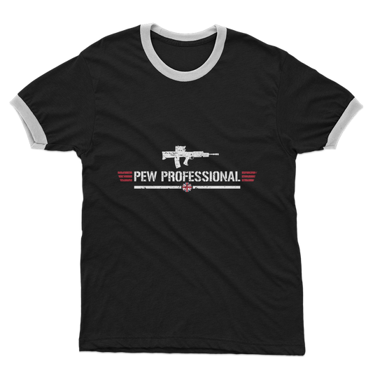 Pew Professional Adult Ringer T-Shirt