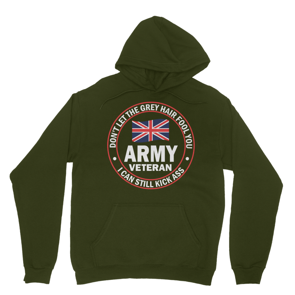 Army Veteran - I Can Still Kick A** Classic Adult Hoodie