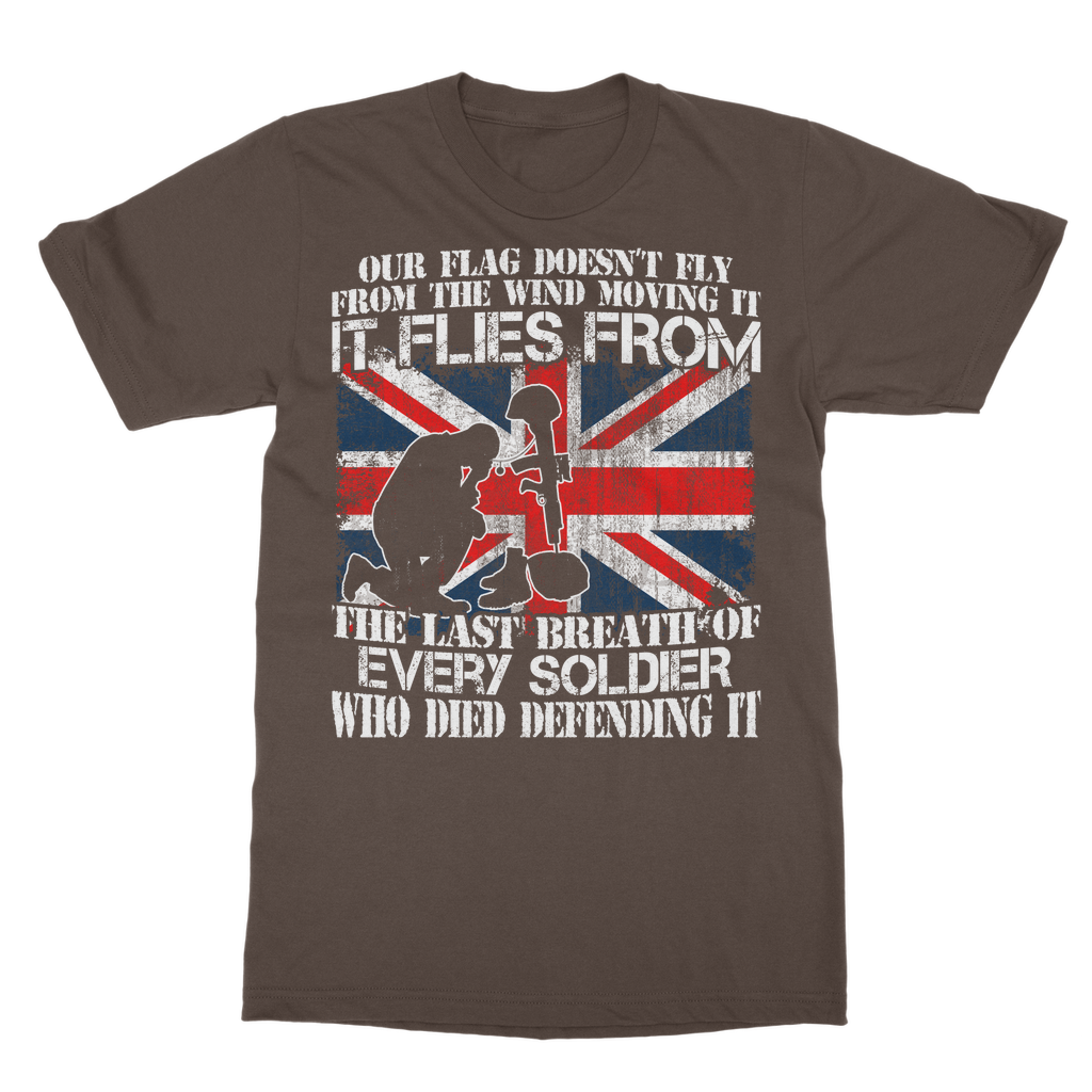 Our Flag Doesn't Fly From The Wind Moving It Classic Adult T-Shirt