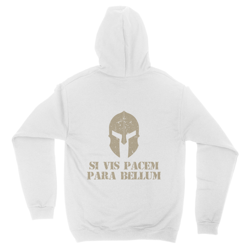 Spartan x Si Vis Pacem Para Bellum (Back print) Classic Adult Hoodie