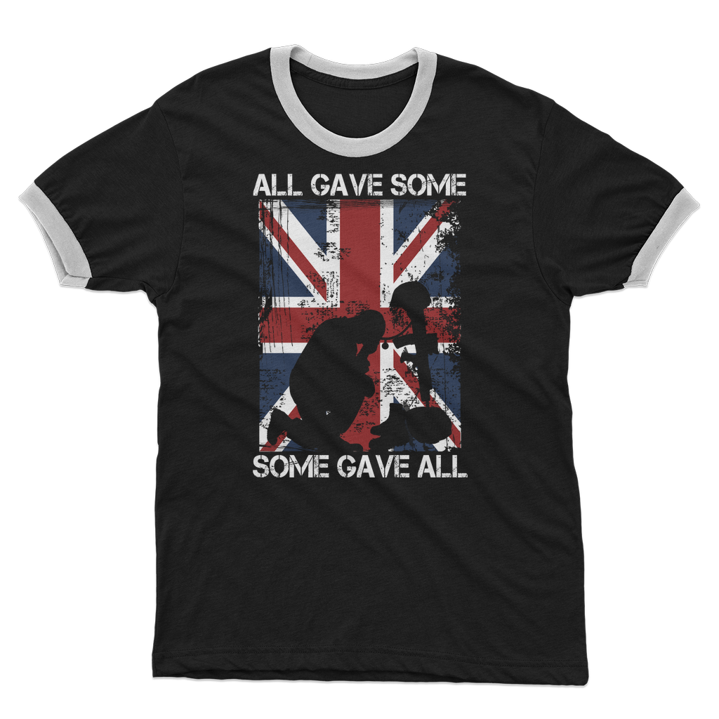 All Gave Some, Some Gave All Adult Ringer T-Shirt