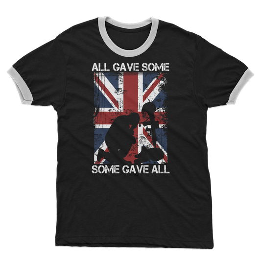 All Gave Some, Some Gave All Adult Ringer T-Shirt