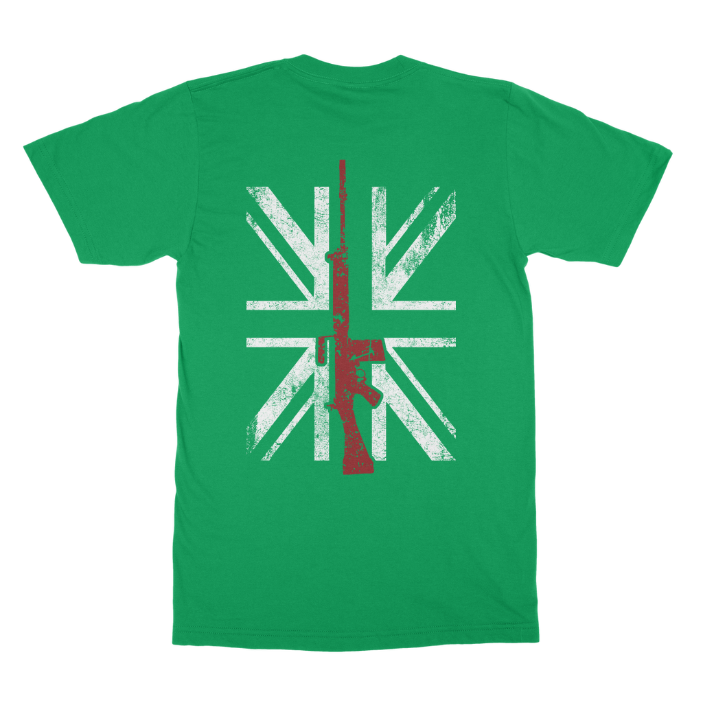 Thin Red Line - SLR (Back Print) Classic Adult T-Shirt