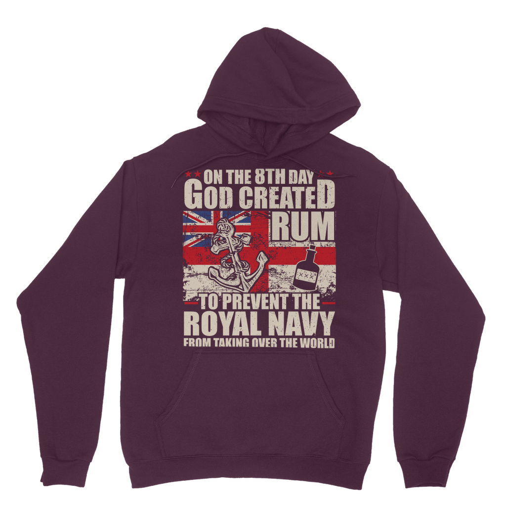 Royal Navy Loves Rum Classic Adult Hoodie