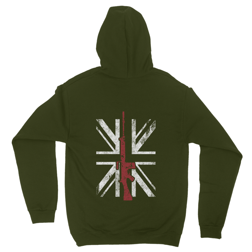 Thin Red Line - SLR (Back Print) Classic Adult Hoodie
