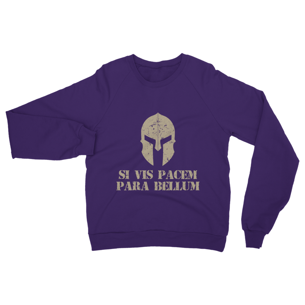 Spartan x Si Vis Pacem Para Bellum Classic Adult Sweatshirt