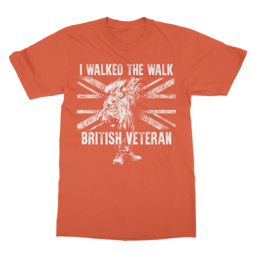 British Veteran - I Walked The Walk Classic Adult T-Shirt