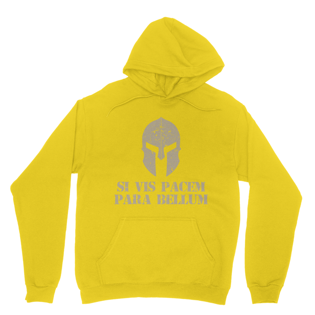 Spartan x Si Vis Pacem Para Bellum Classic Adult Hoodie