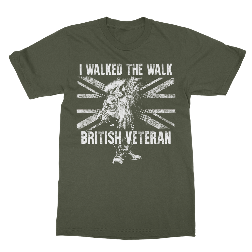 British Veteran - I Walked The Walk Classic Adult T-Shirt