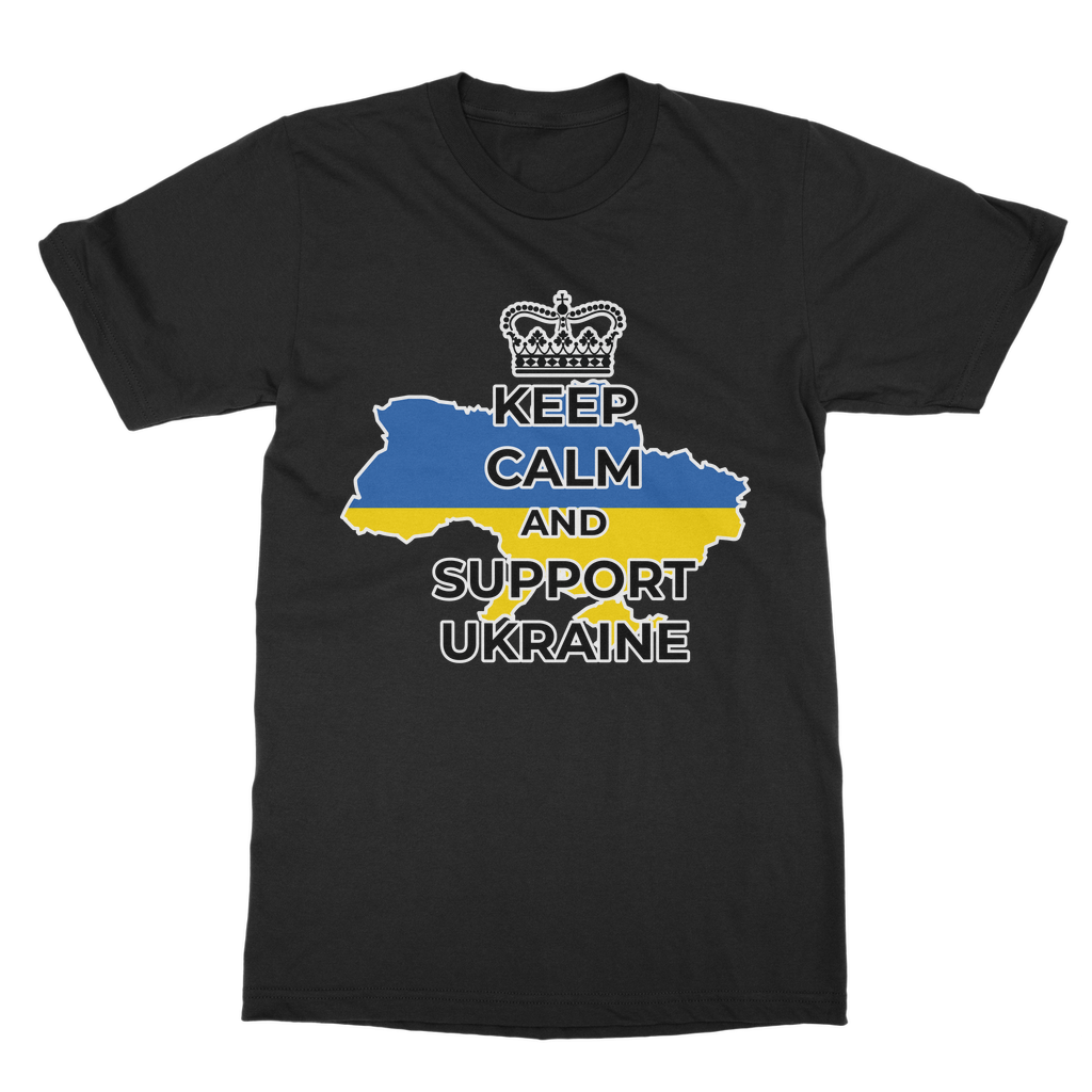 Keep Calm and Support Ukraine Classic Adult T-Shirt