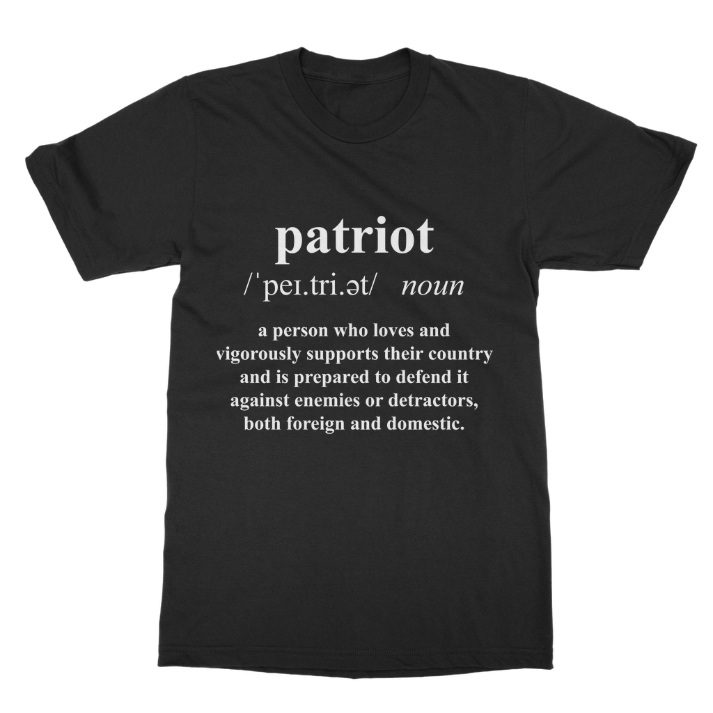 Patriot Dictionary Classic Adult T-Shirt