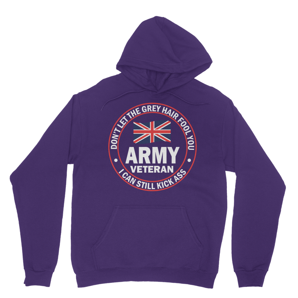 Army Veteran - I Can Still Kick A** Classic Adult Hoodie