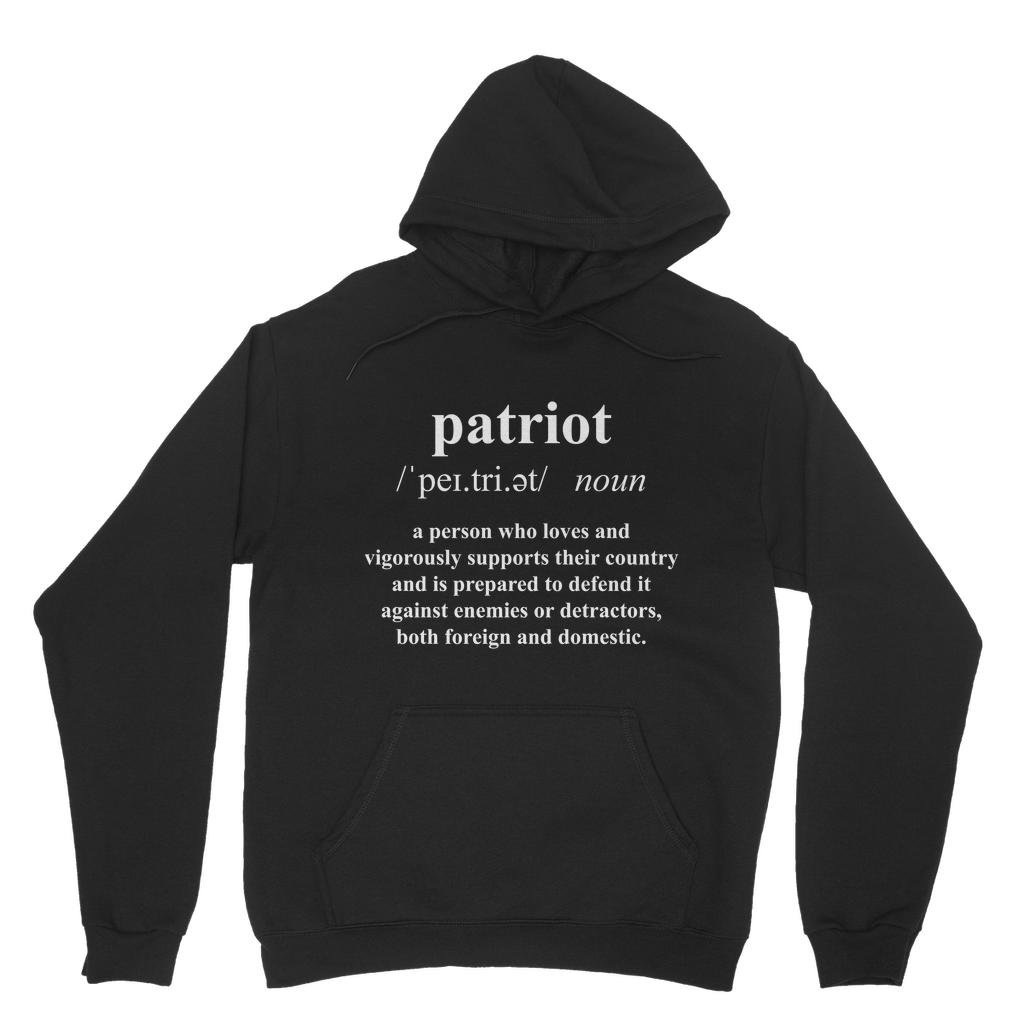 Patriot Dictionary Classic Adult Hoodie
