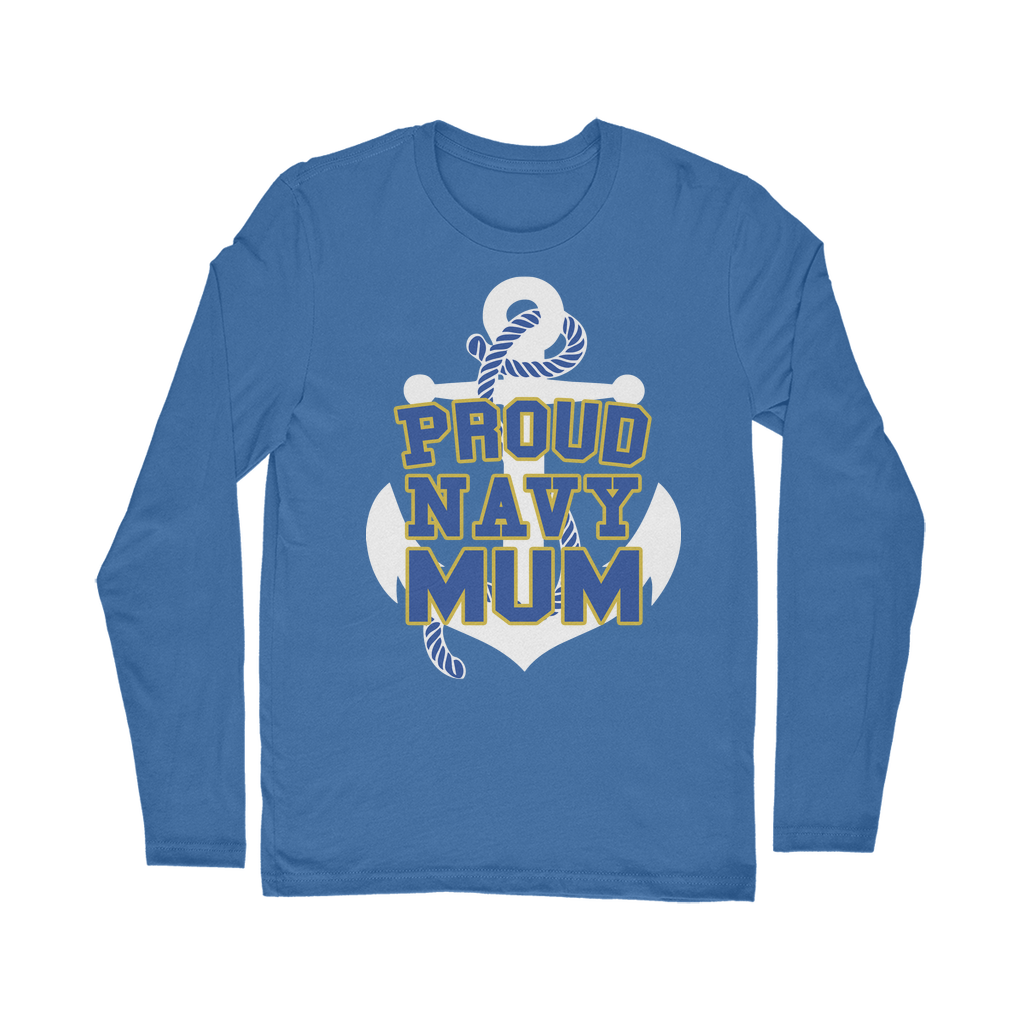 Proud Navy Mum Classic Long Sleeve T-Shirt