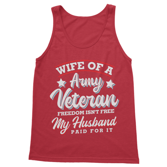 Wife of a Army Veteran Classic Women's Tank Top