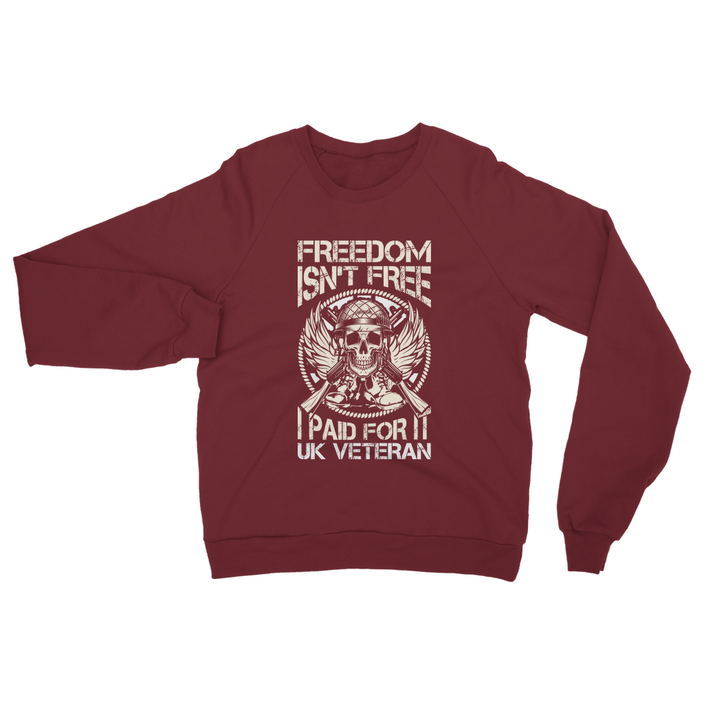 Freedom Isn't Free I Paid for It Classic Adult Sweatshirt