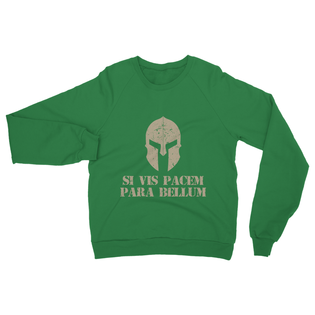 Spartan x Si Vis Pacem Para Bellum Classic Adult Sweatshirt