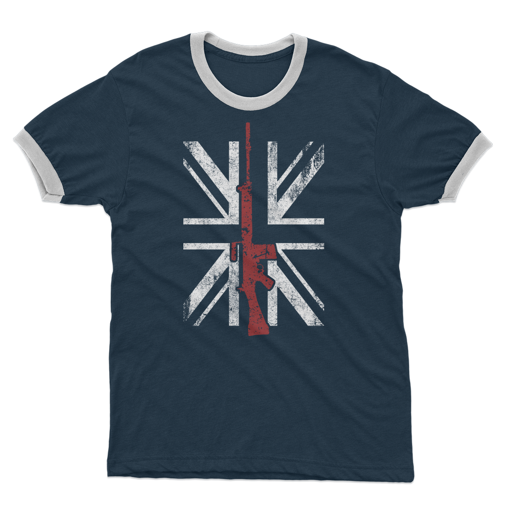 Thin Red Line - SLR Adult Ringer T-Shirt