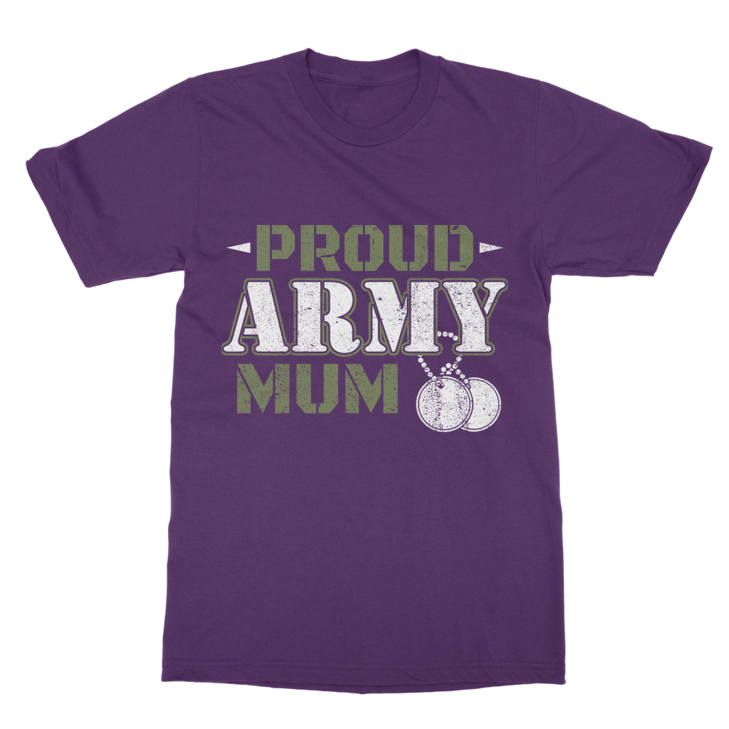 Proud Army Mum Classic Adult T-Shirt