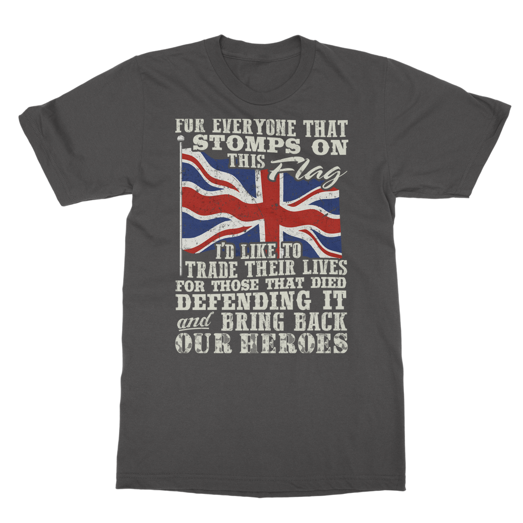 Don't Stomp On This Flag Classic Adult T-Shirt