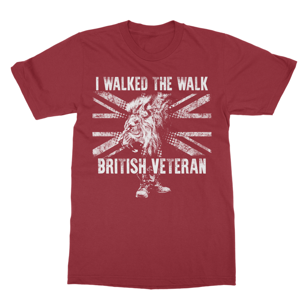British Veteran - I Walked The Walk Classic Adult T-Shirt