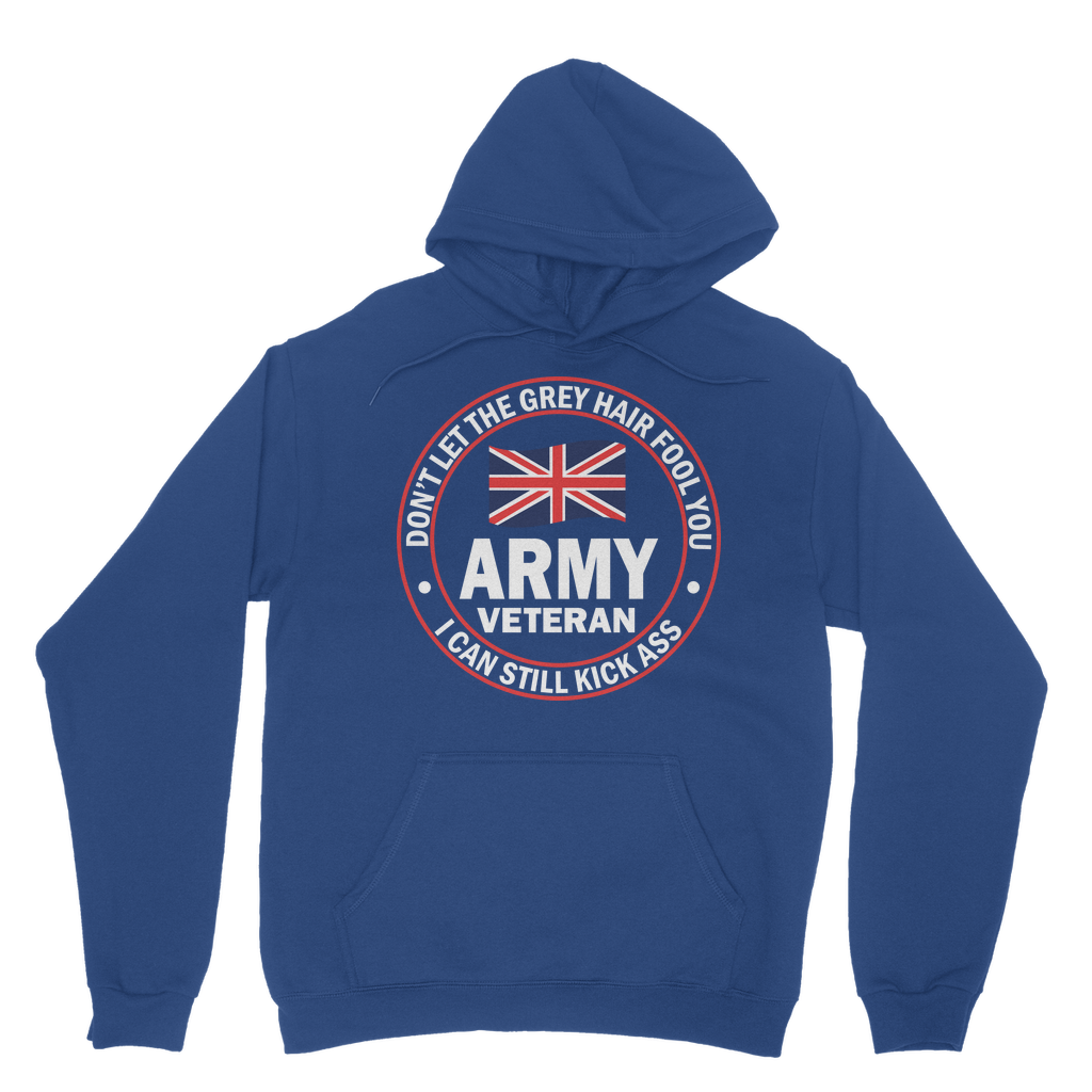 Army Veteran - I Can Still Kick A** Classic Adult Hoodie