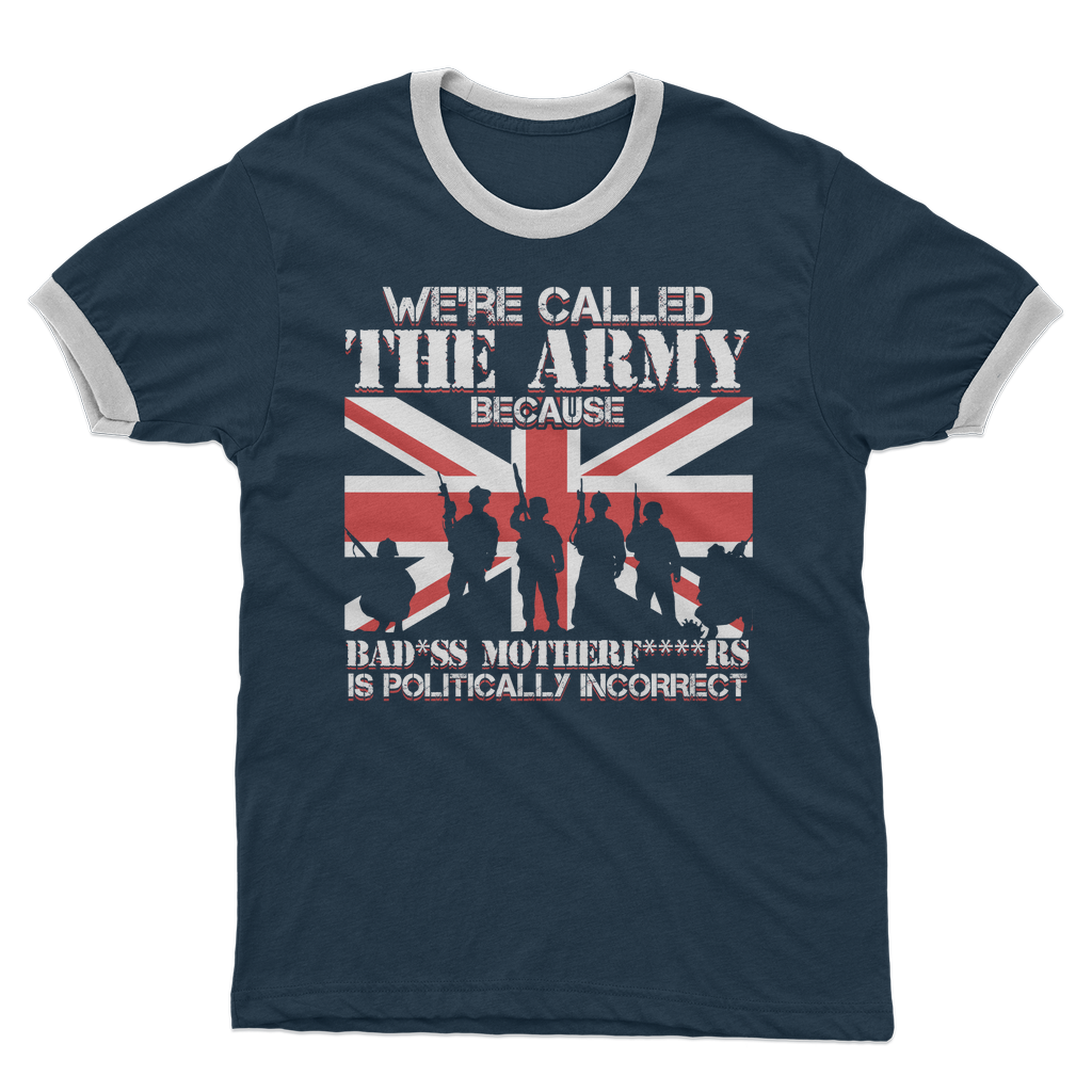 Army BAMFS Adult Ringer T-Shirt