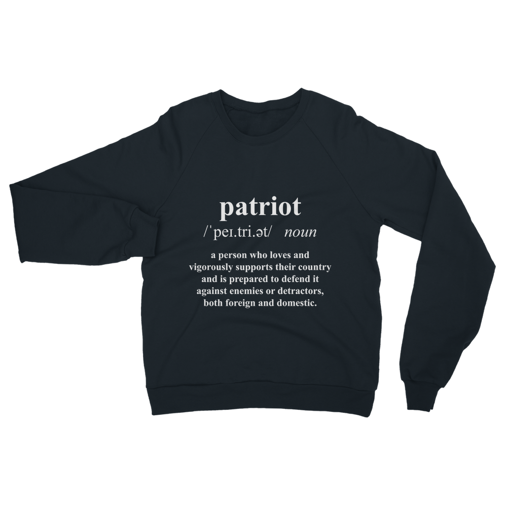 Patriot Dictionary Classic Adult Sweatshirt