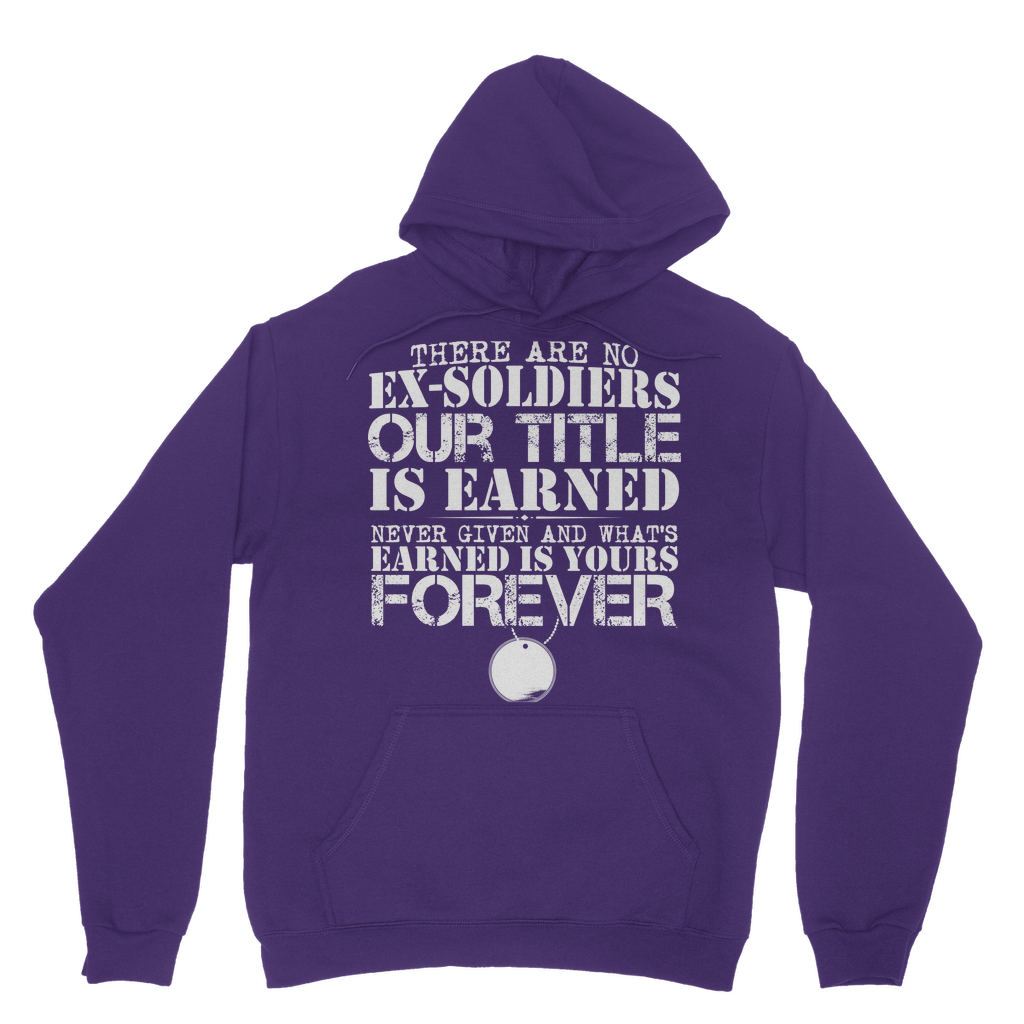 There Are No Ex-Soldiers Classic Adult Hoodie