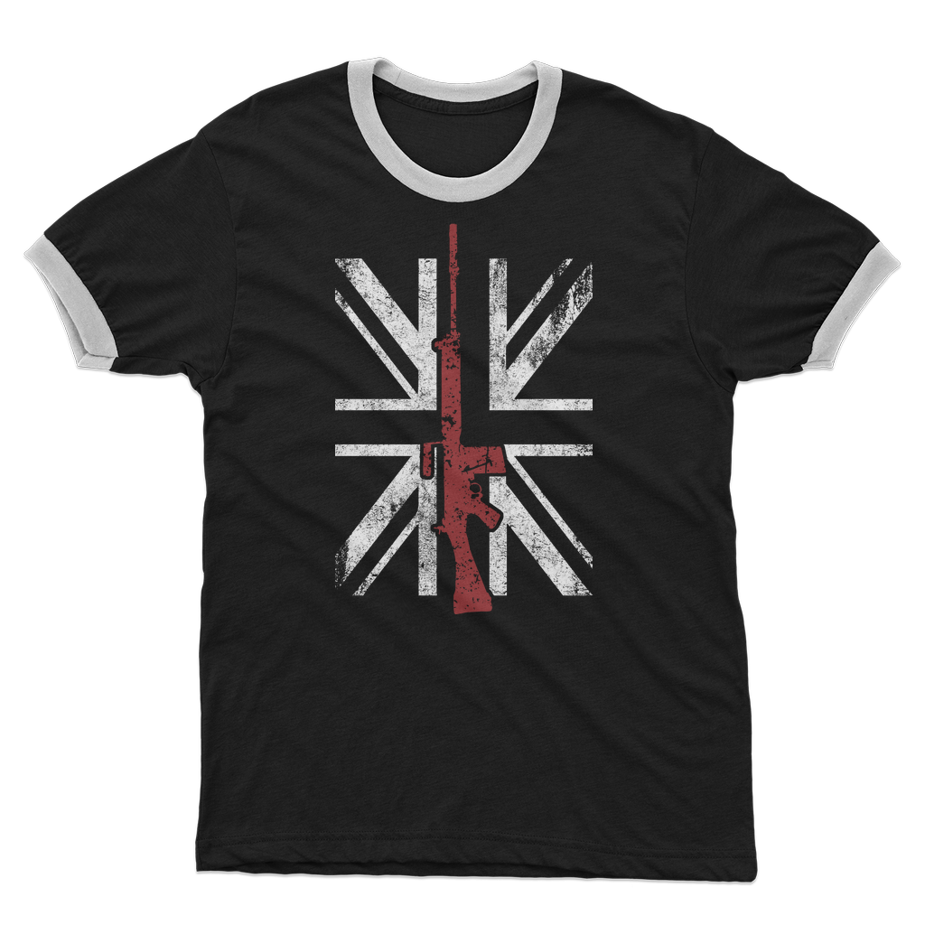 Thin Red Line - SLR Adult Ringer T-Shirt