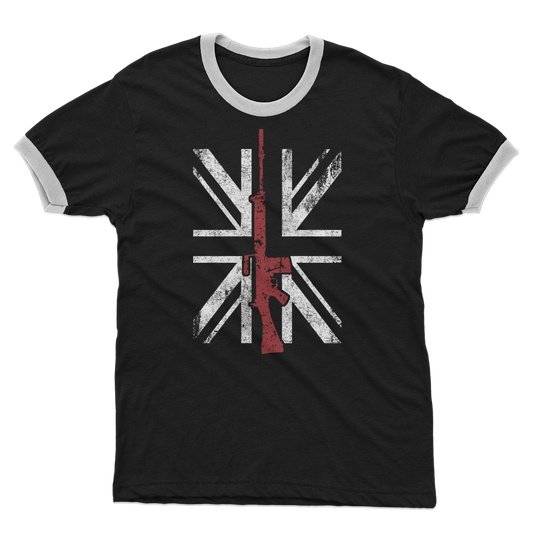 Thin Red Line - SLR Adult Ringer T-Shirt