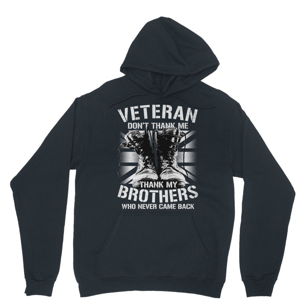 Veteran Don't Thank Me Classic Adult Hoodie