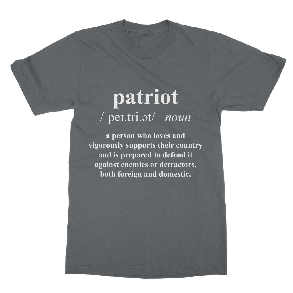 Patriot Dictionary Classic Adult T-Shirt