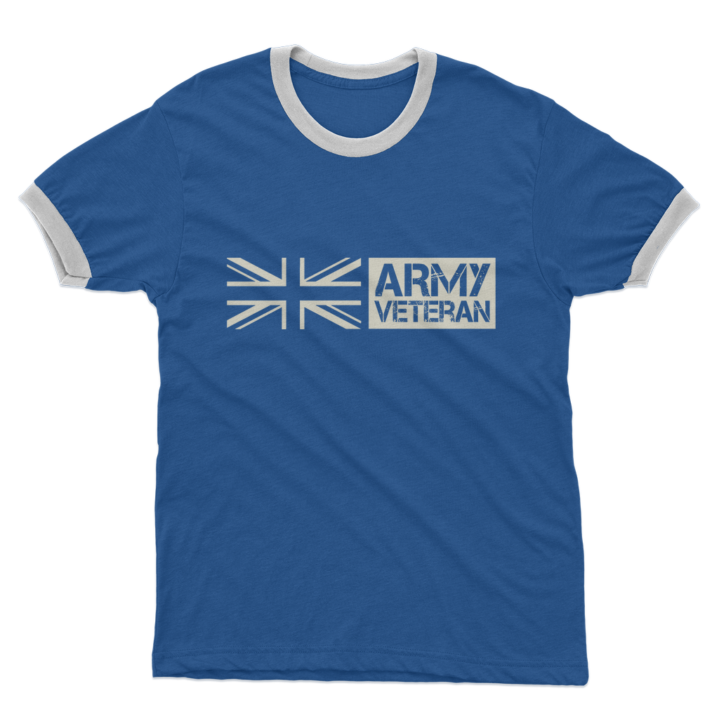 Army Veteran Adult Ringer T-Shirt