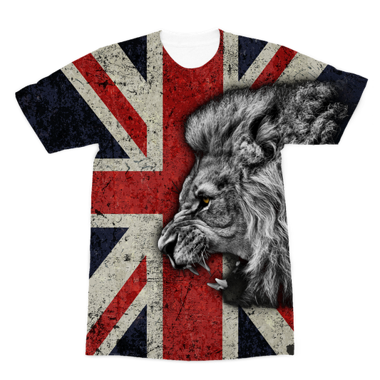 British Lion All Over Printed Premium Sublimation Adult T-Shirt