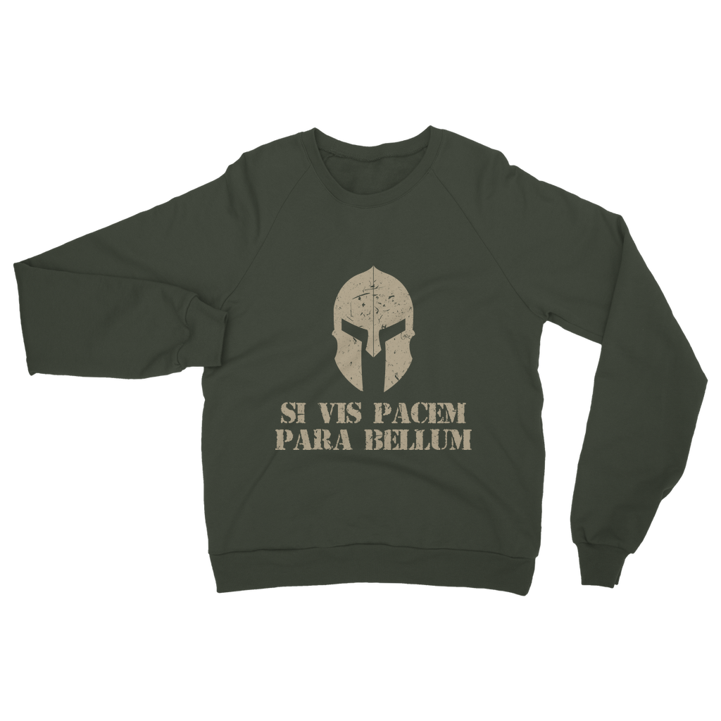 Spartan x Si Vis Pacem Para Bellum Classic Adult Sweatshirt