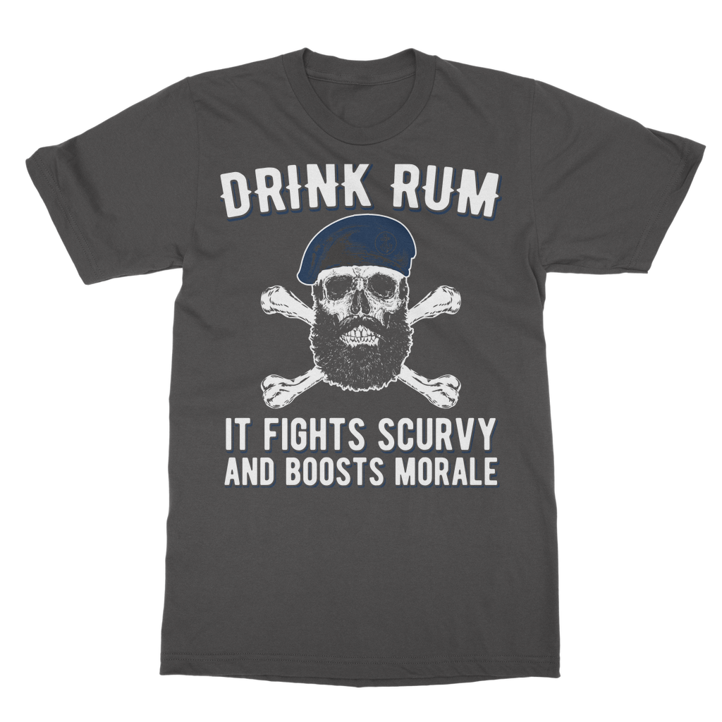 Drink Rum - It Fights Scurvy And Boosts Morale Classic Adult T-Shirt