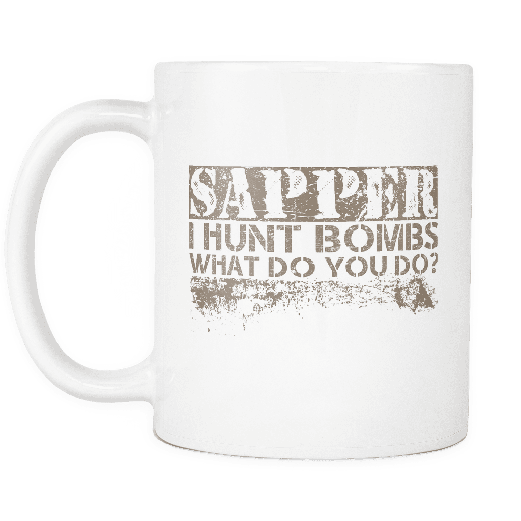 Sapper - Hunt Bombs, What Do You Do Mug