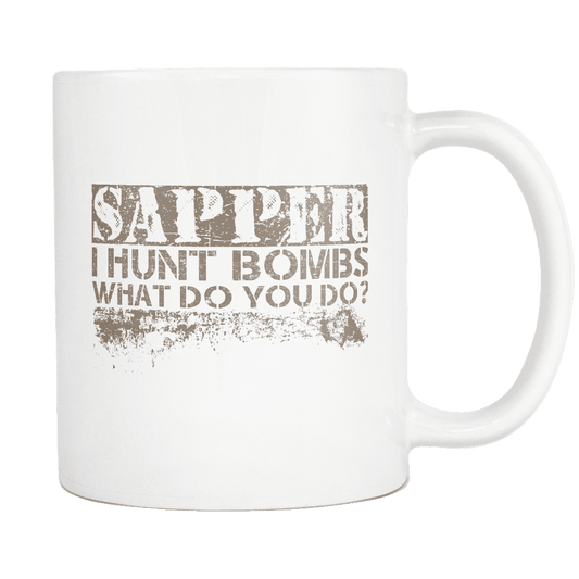 Sapper - Hunt Bombs, What Do You Do Mug