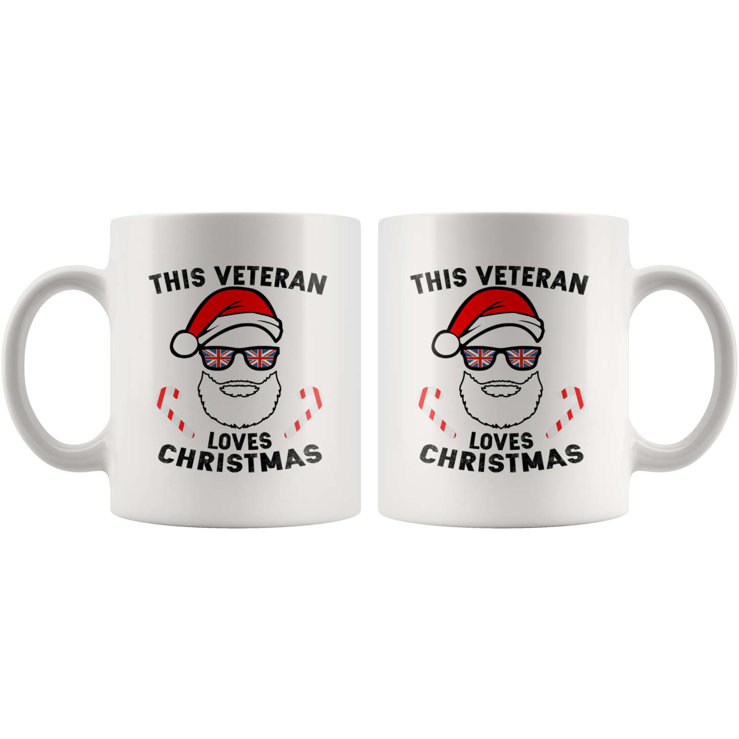 This Veteran Loves Christmas - White 11oz Mug