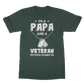 I'm a Papa & a Veteran - Nothing Scares Me Classic Adult T-Shirt