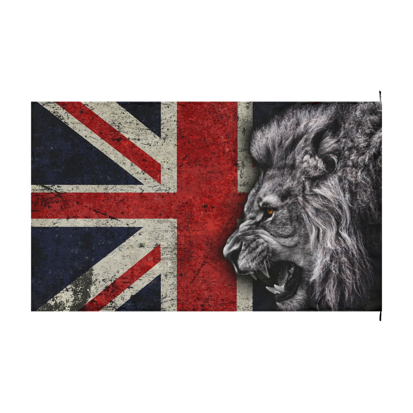 British Lion Double-Sided Flag – Vintage Union Jack Outdoor Banner