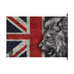 British Lion Double-Sided Flag – Vintage Union Jack Outdoor Banner