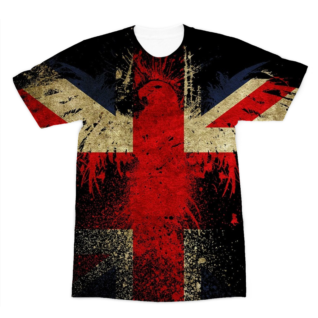 Union Jack RAF Eagle Premium Sublimation Adult T-Shirt – Armed With Honour