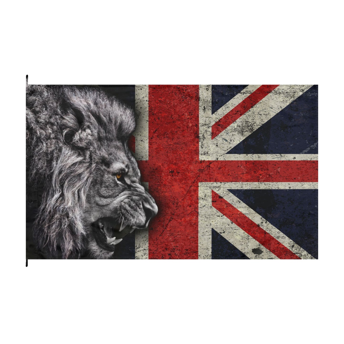 British Lion Double-Sided Flag – Vintage Union Jack Outdoor Banner