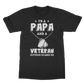 I'm a Papa & a Veteran - Nothing Scares Me Classic Adult T-Shirt
